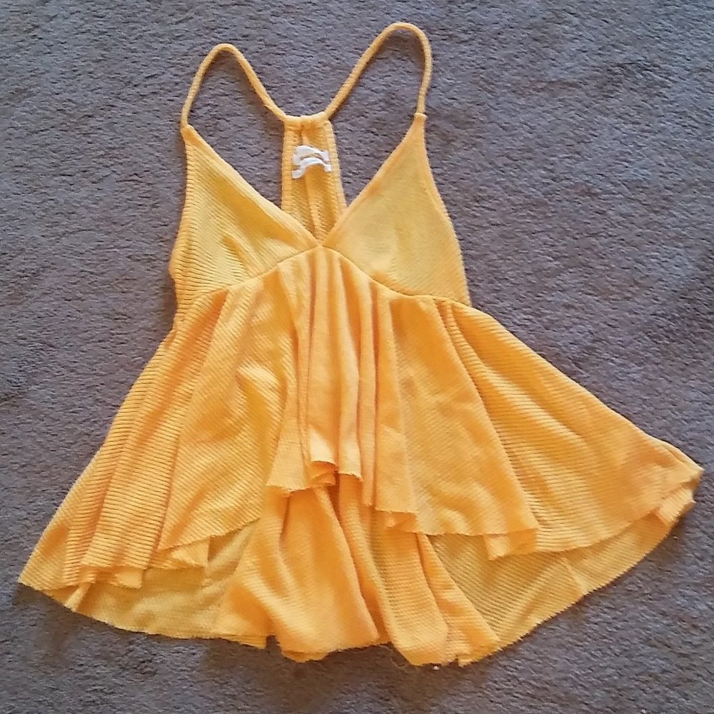 urban outfitters orange tank top